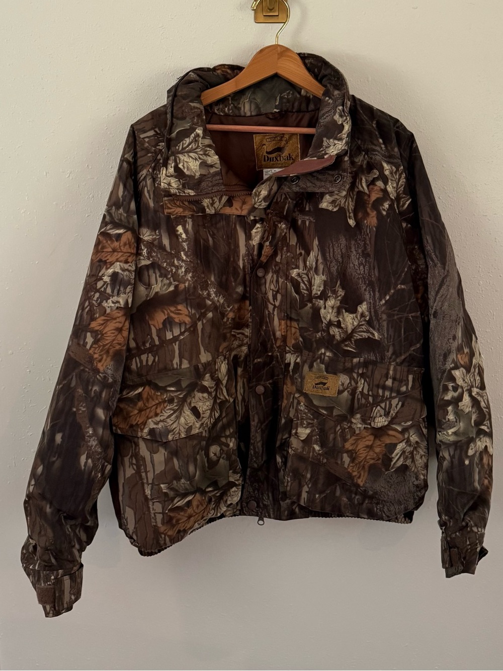 Duxbak Camouflage Coat Jacket Size XL